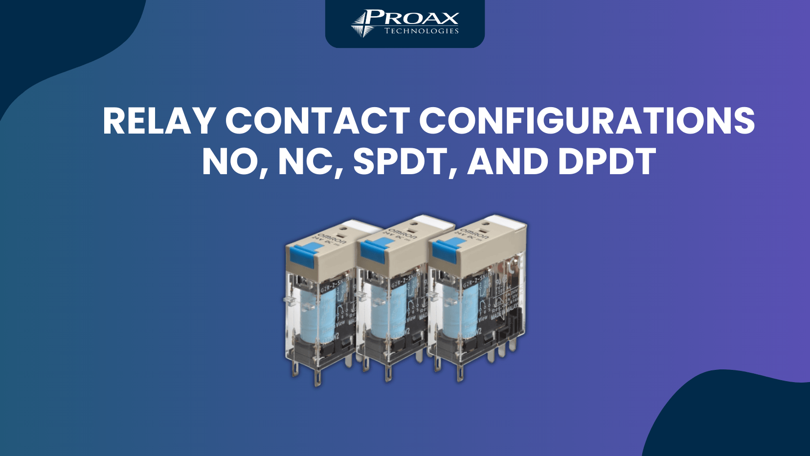 Understanding Industrial Relay Contact Configurations: NO, NC, SPDT, and DPDT