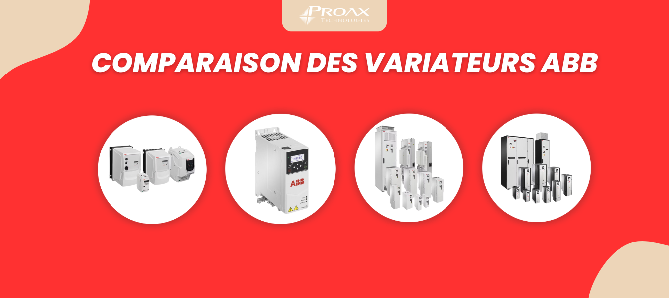 Comparaison des variateurs ABB : ACS255 vs ACS380 vs ACS580 vs ACS880