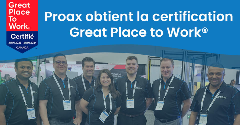 Proax obtient la certification Great Place to Work®