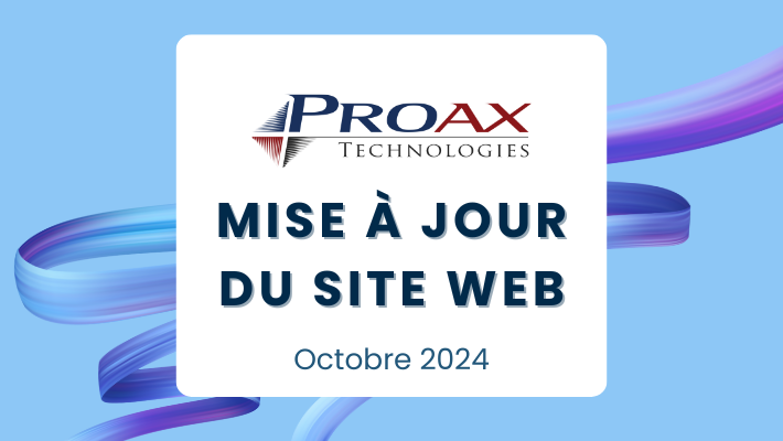 Mise à jour du site web d'octobre