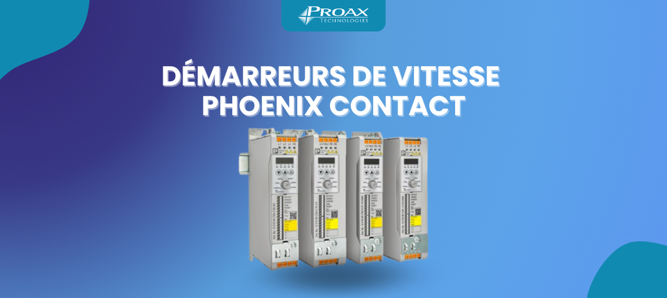 Démarreurs de vitesse CONTACTRON : La solution révolutionnaire de Phoenix Contact pour le contrôle moderne des moteurs