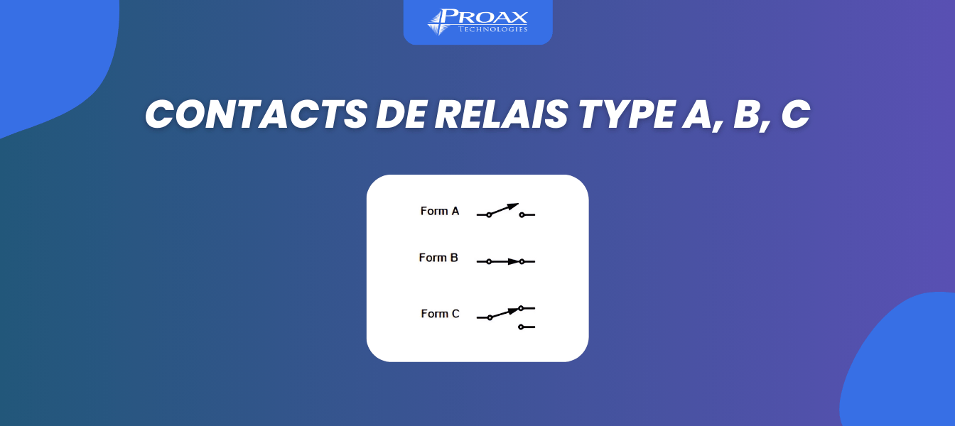 Contacts de Relais Type A, B, C: Expliqués avec Diagrammes
