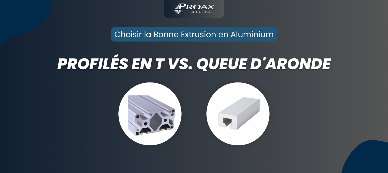 Profilés en T vs. Queue d'Aronde: Choisir le Bon Profilé d'Extrusion en Aluminium pour Votre Projet