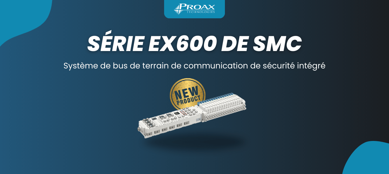 Série EX600 de SMC : Système de bus de terrain de communication de sécurité intégré